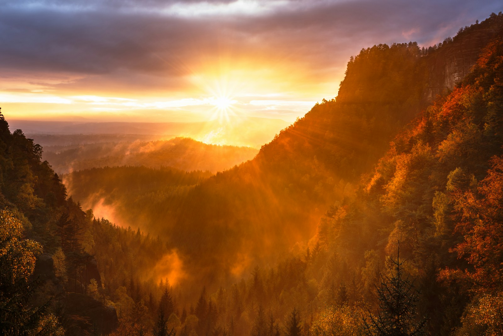 Ilustrační fotografie: Krajina za soumraku